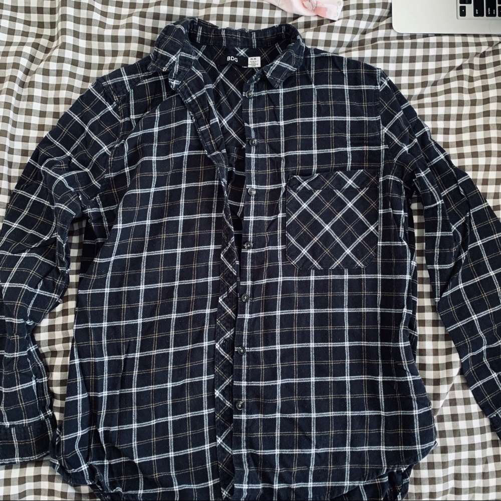 Urban outfitters BDG black flannel